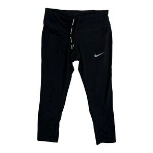Nike Women's Power Epic Run Black Tights Size Small Yoga Gym